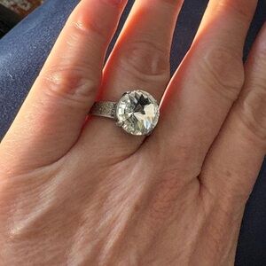 Rebekah Price Clear Crystal Ring